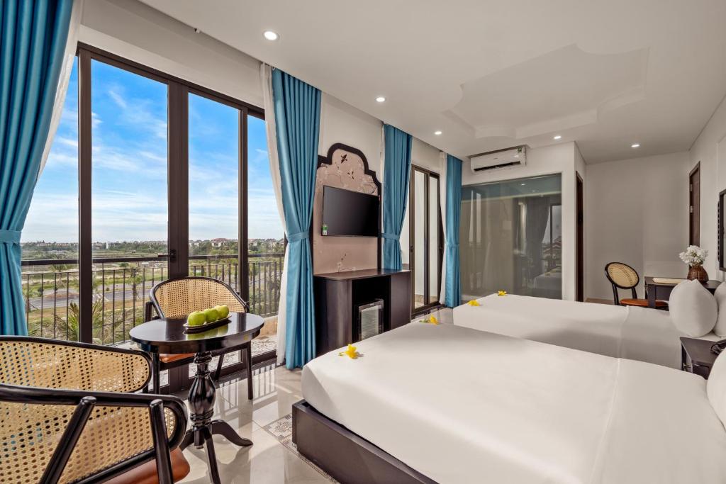 Phòng 2 Giường Đơn Nhìn Ra Hồ Bơi