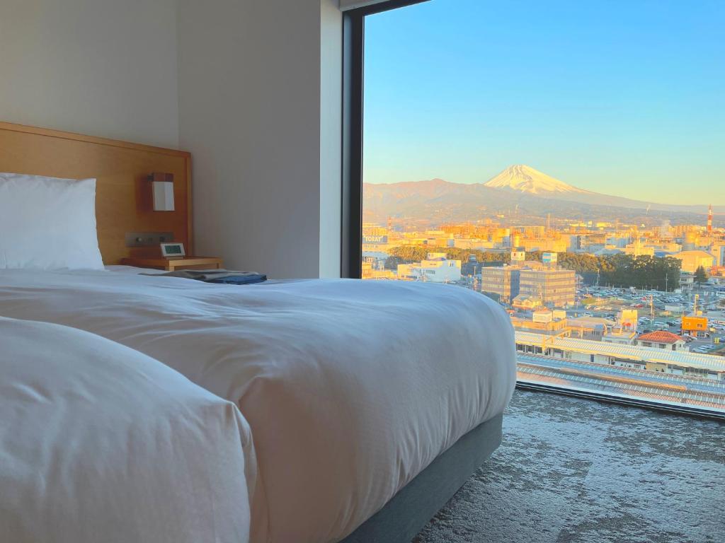 Postel nebo postele na pokoji v ubytování Tokyu Vacations Fujisan Mishima