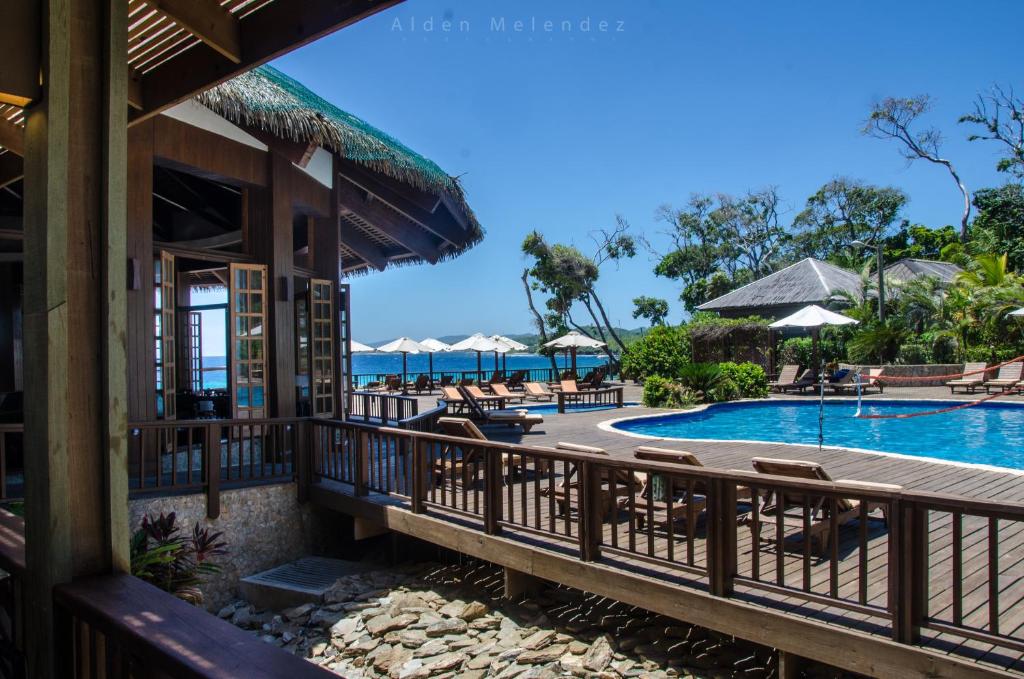 Bazén v ubytování Media Luna Resort & Spa nebo v jeho okolí