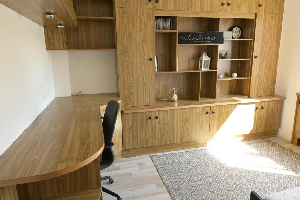 Kuchyň nebo kuchyňský kout v ubytování L'Amarante - Appt 2 chambres - proche Strasbourg