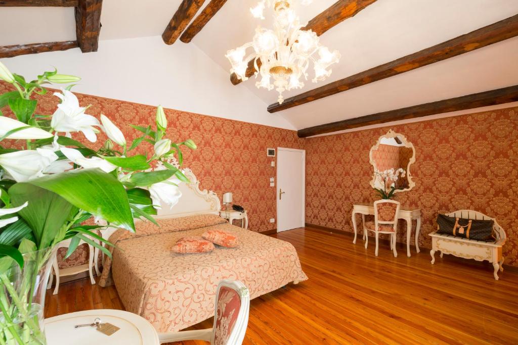 Posezení v ubytování Palazzo Guardi