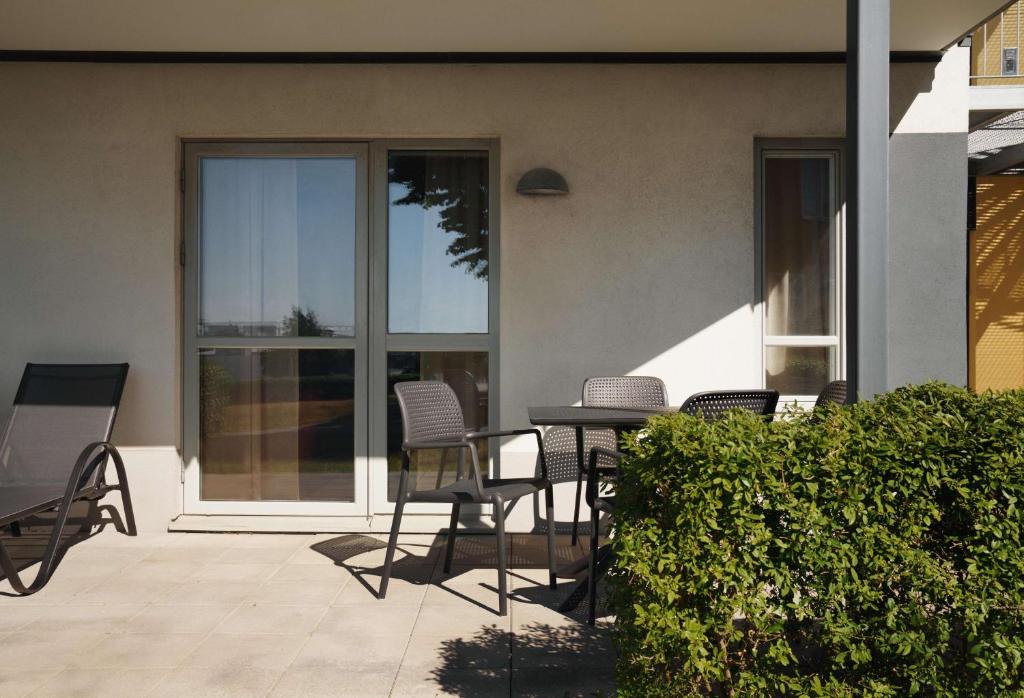 Patio nebo venkovní prostory v ubytování Scandic Visby