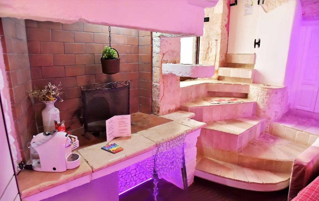 Część wypoczynkowa w obiekcie l'angolo di Gaudì, alcoba Capriccio