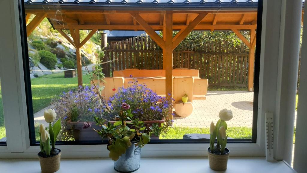 Zahrada ubytování Apartmán LYRA