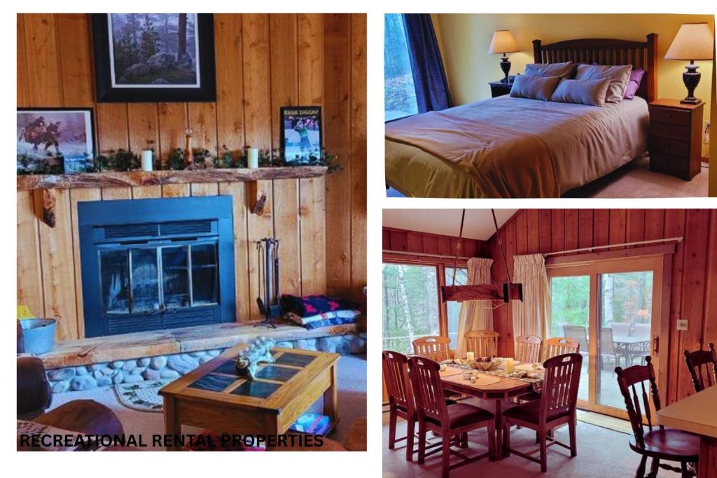 Ένα ή περισσότερα κρεβάτια σε δωμάτιο στο Cable Townhome #3 condo