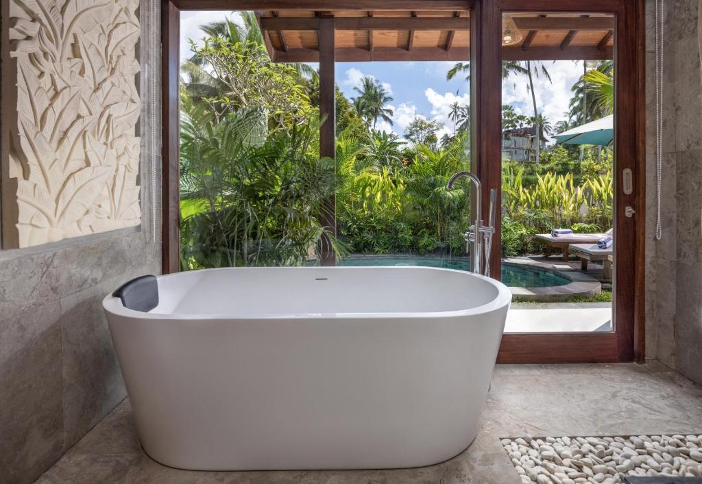 Zahrada ubytování Arvanya Villa Ubud