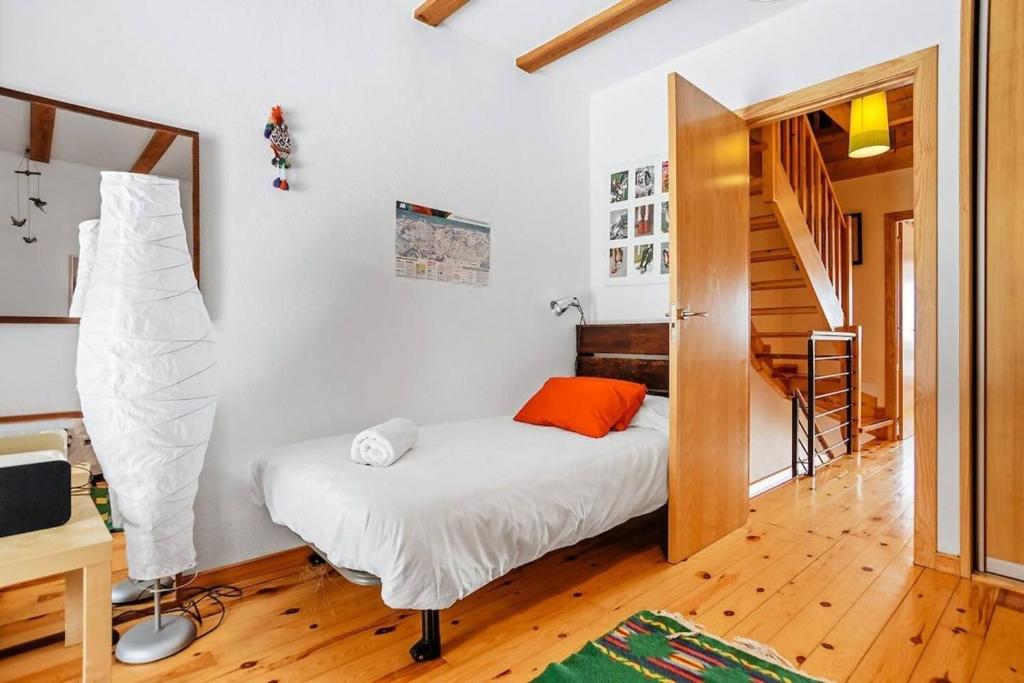 Postel nebo postele na pokoji v ubytování Austen Precioso chalet en Formigal