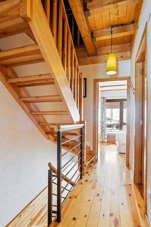 Postel nebo postele na pokoji v ubytování Austen Precioso chalet en Formigal