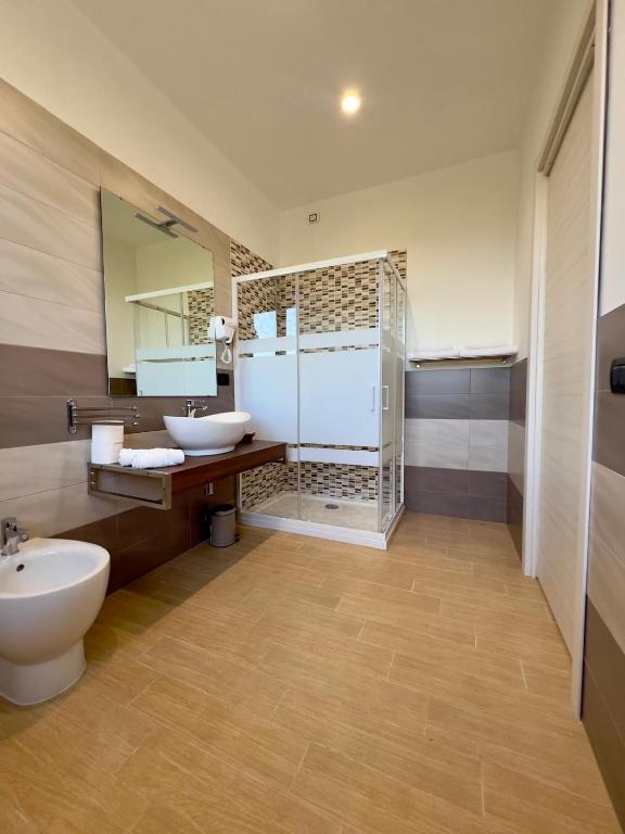 Koupelna v ubytování B&B Vigna21