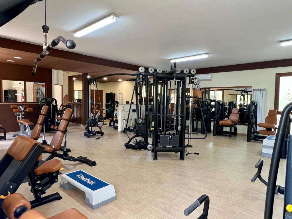 Fitness centrum a/nebo fitness zařízení v ubytování B&B Vigna21