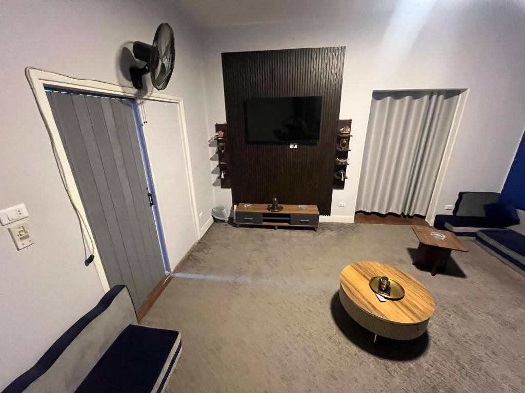 Posezení v ubytování Downtown House Suites