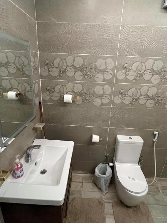 Koupelna v ubytování Downtown House Suites