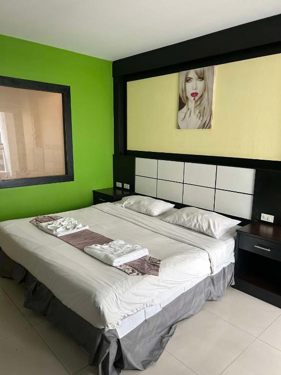 Postel nebo postele na pokoji v ubytování Phuket 420