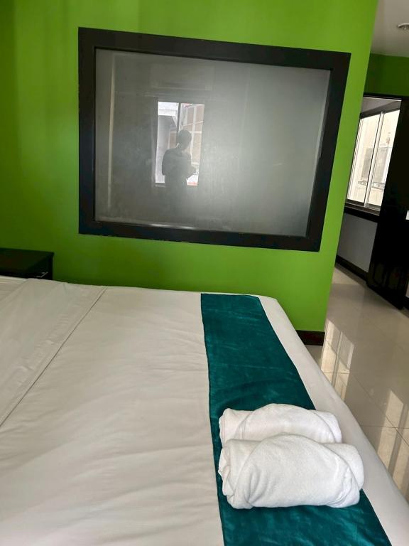 Postel nebo postele na pokoji v ubytování Phuket 420