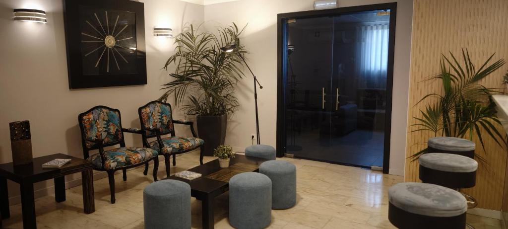 Et sittehjørne på Hotel Sao Mamede Estoril