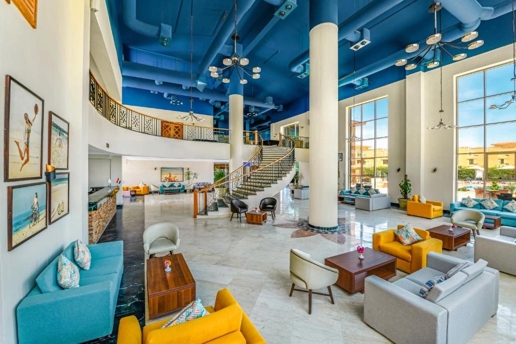 Posezení v ubytování Aura Resort Sidi Abd El Rahman El Alamein