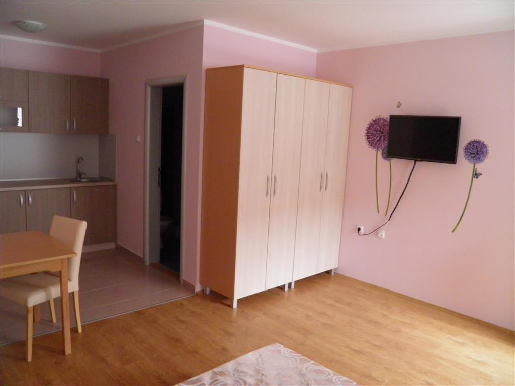 Kuchyň nebo kuchyňský kout v ubytování B&B Zmajevo Gnezdo 021