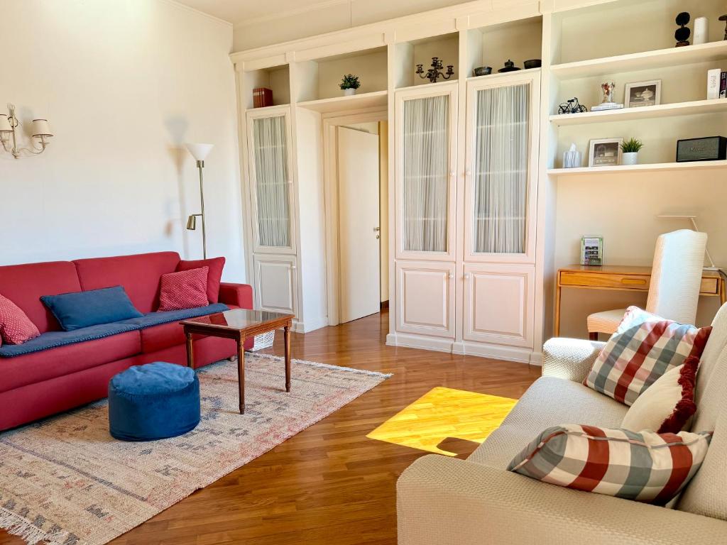 Posezení v ubytování BELLE ILE LAKE VIEW SUITE