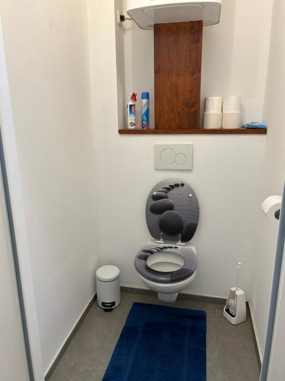 Koupelna v ubytování Miniferienwohnung für unkompliziertes Naturliebhaberpärchen