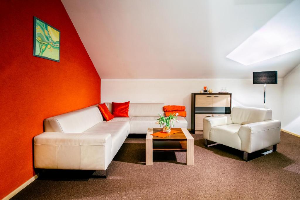 Postel nebo postele na pokoji v ubytování Hotel Bystricka