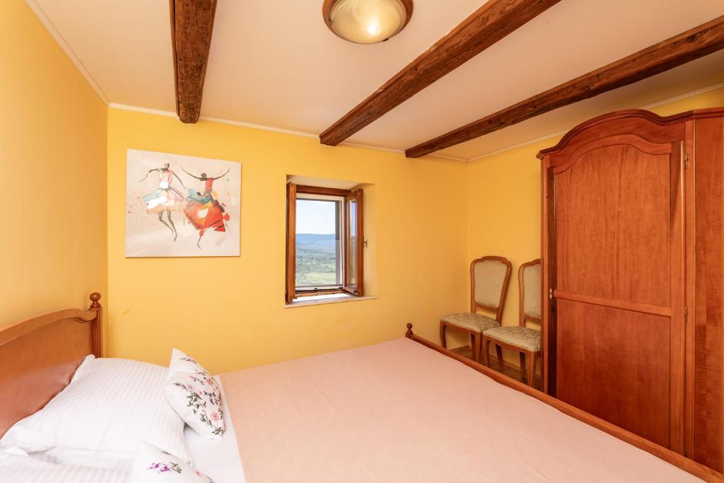 Posteľ alebo postele v izbe v ubytovaní Private pool villa - Meditteranean peace