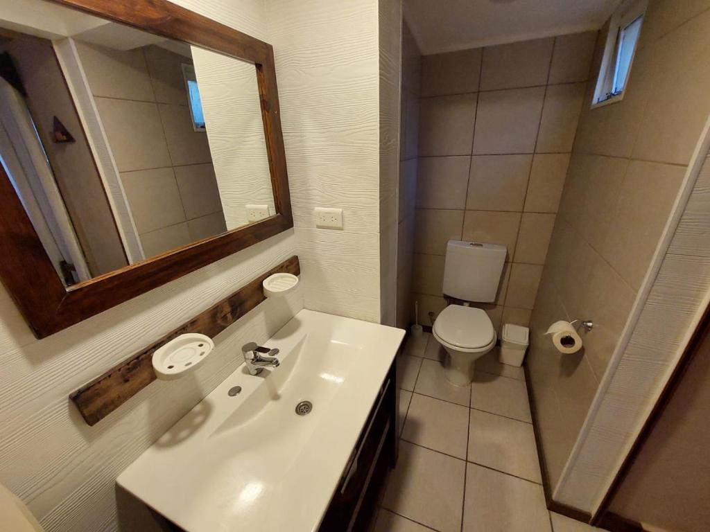 Koupelna v ubytování Las Cabañitas