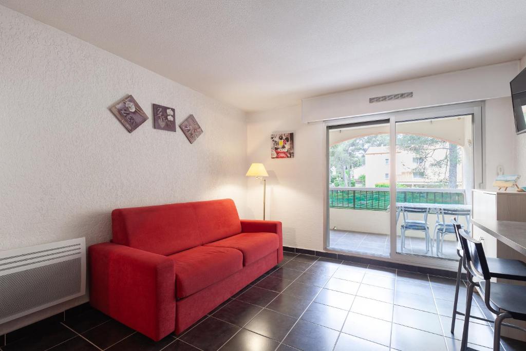 Χώρος καθιστικού στο Chez Alain et Martine