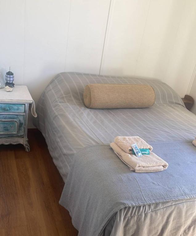 Postel nebo postele na pokoji v ubytování Las Cabañitas