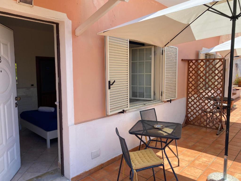 Balkón nebo terasa v ubytování B&B Villa Rosa Angrisano