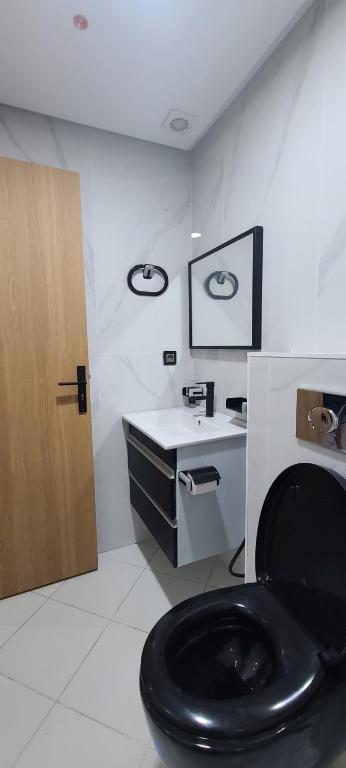 Kuchyň nebo kuchyňský kout v ubytování appartment igar azougagh elhoceima