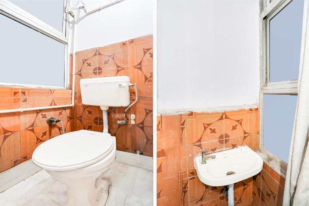 Koupelna v ubytování Hotel O Parth Inn