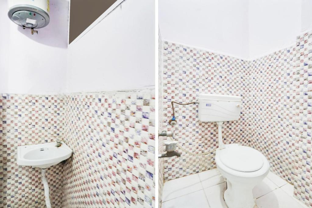 Koupelna v ubytování Hotel O Parth Inn