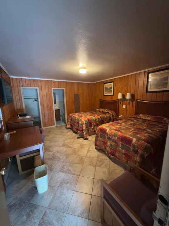 Χώρος καθιστικού στο Texas Inn Motel