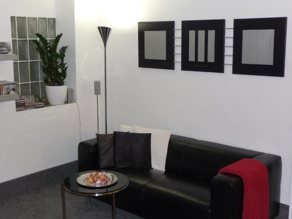 Posezení v ubytování Hotel Sechzehn