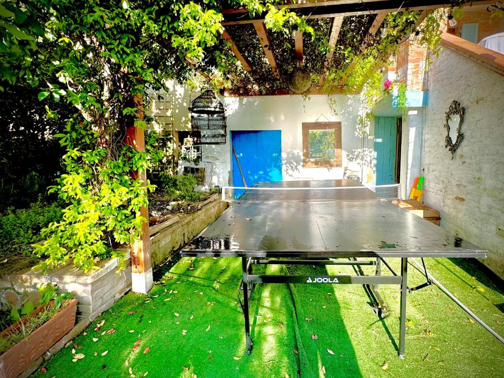 Tenis stołowy w obiekcie Magical villa, breathtaking views, large private garden and olive grove - in a cool village on the Umbria Tuscany Border lub pobliżu