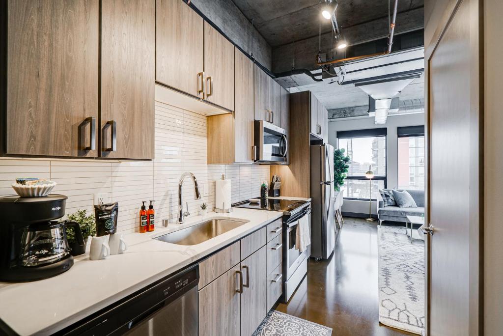 Dapur atau dapur kecil di Sable 401 - Studio