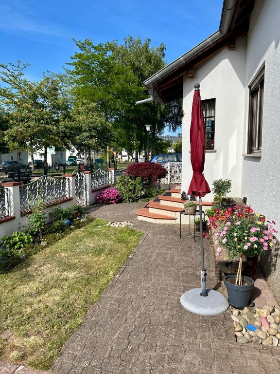 Zahrada ubytování Ferienhaus an der Uniklinik