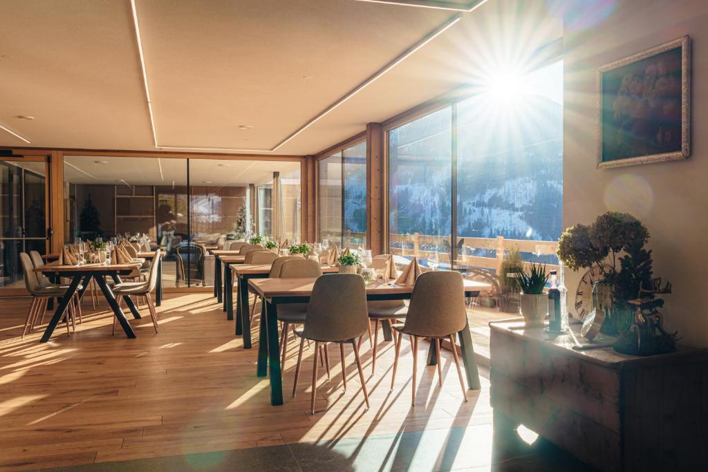 Restaurace v ubytování Lahnerhof Chalets
