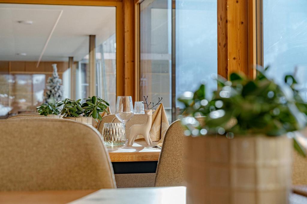 Posezení v ubytování Lahnerhof Chalets