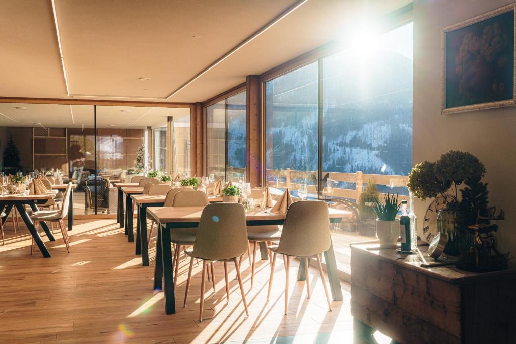 Restaurace v ubytování Lahnerhof Chalets