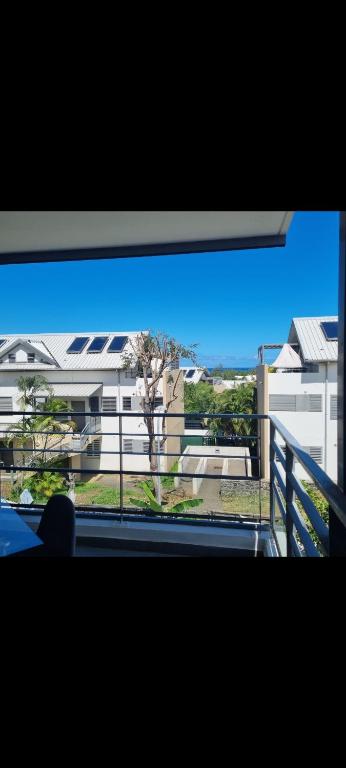 Balkón nebo terasa v ubytování Ti Kaz Vacances T2 vue mer