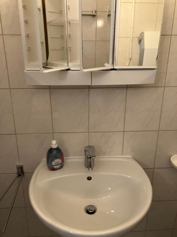 Koupelna v ubytování Ferienzimmer LANG