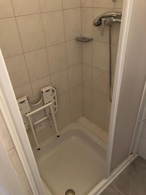 Koupelna v ubytování Ferienzimmer LANG