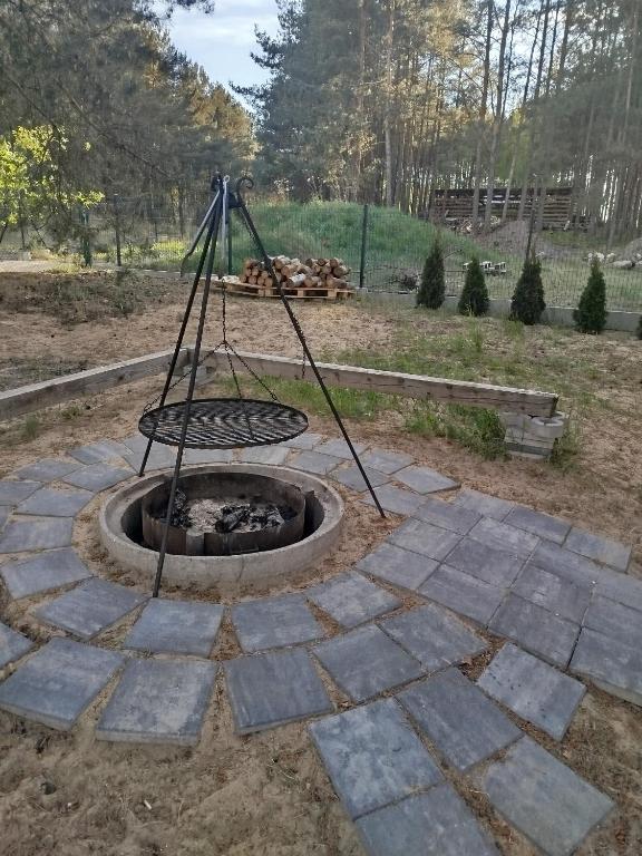 Zahrada ubytování Sosnowe Zacisze - Nowoczesne Pokoje Blisko Jeziora