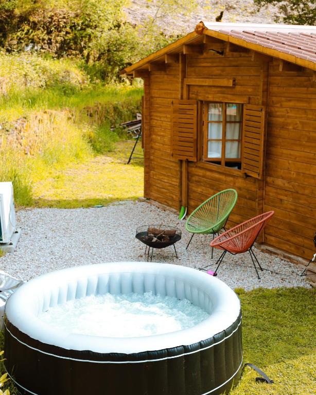 Zahrada ubytování Ohana Gerês House