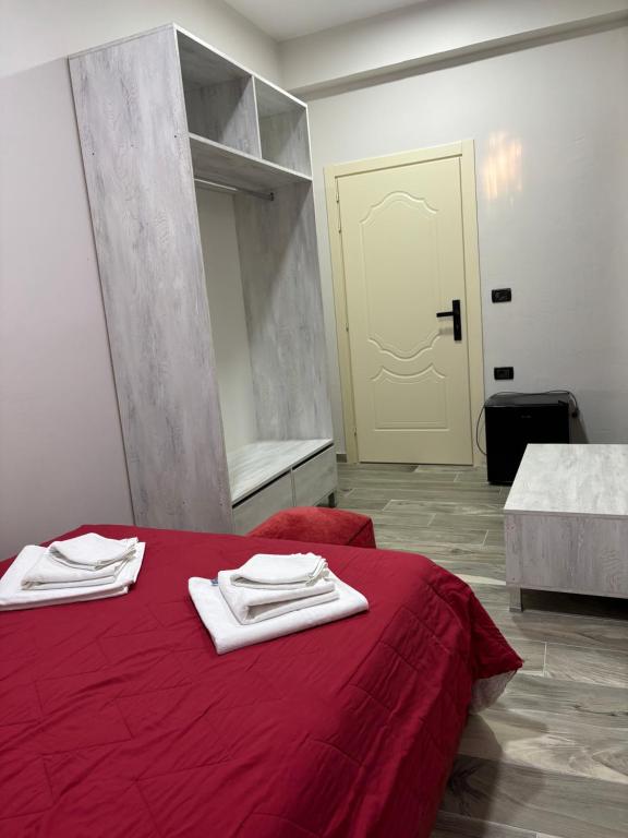 Postel nebo postele na pokoji v ubytování Hotel Vila Stefa