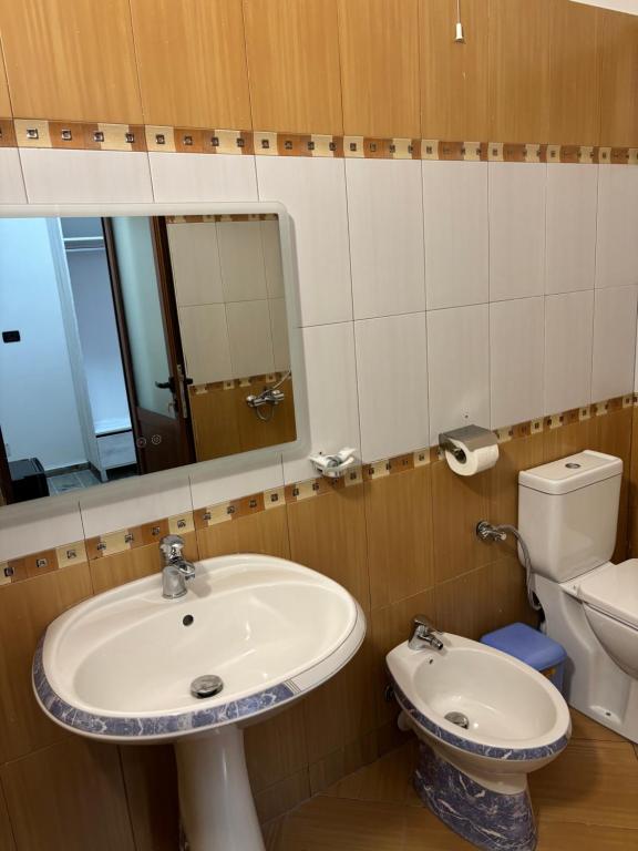 Koupelna v ubytování Hotel Vila Stefa