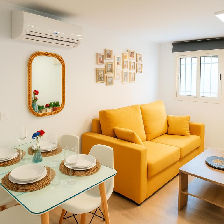 A seating area at Aromas de Bodega