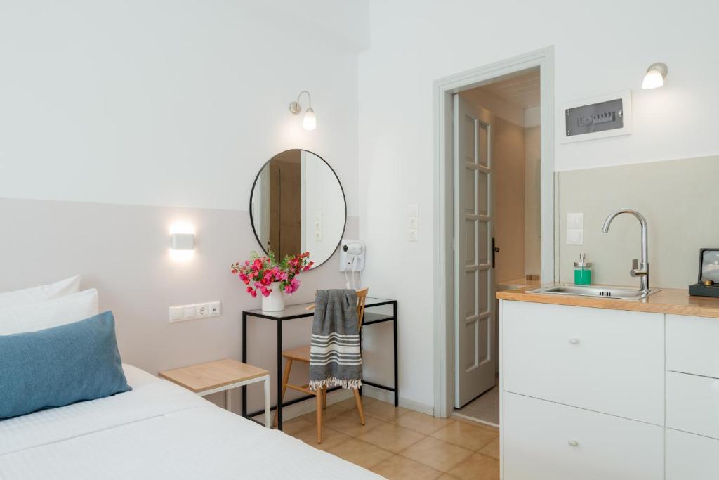 Postel nebo postele na pokoji v ubytování Nautilus Apartments