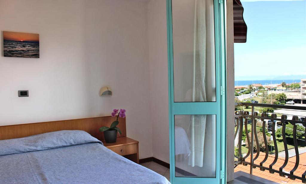 Balkón nebo terasa v ubytování Hotel Puccinelli